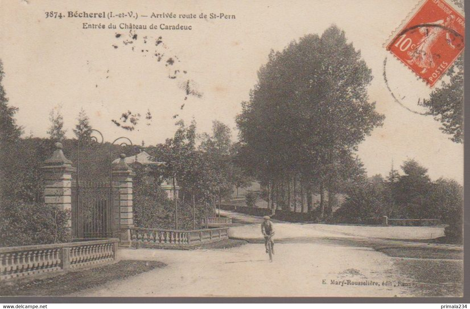 BECHEREL - ARRIVEE ROUTE DE ST PERN - Bécherel