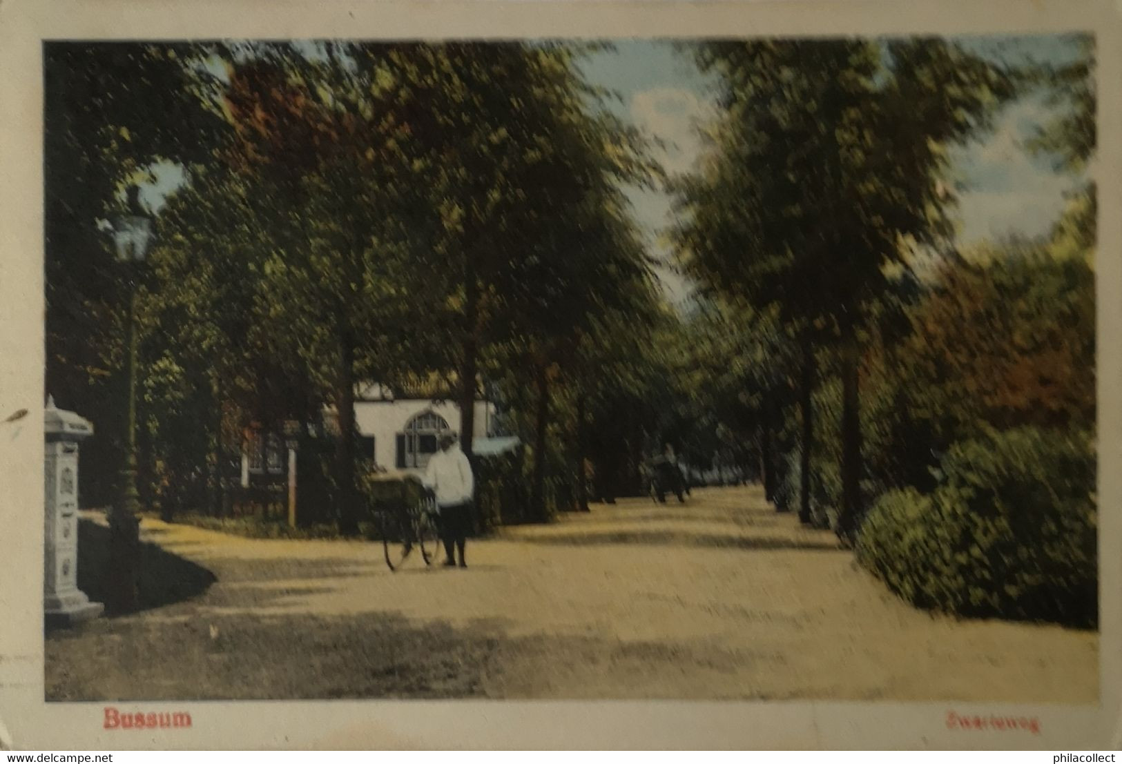 Bussum // Zwarteweg (geanimeerd) 1920 - Bussum