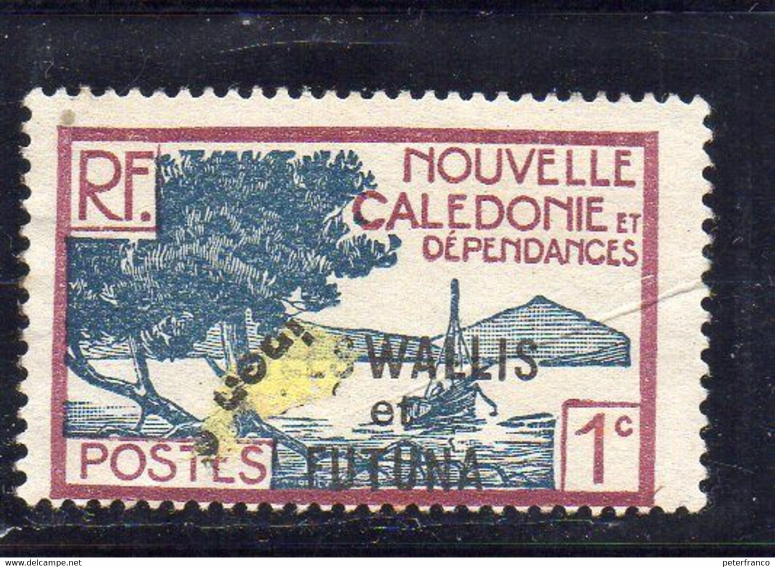 1923 - Wallis E Futuna - Baia - Oblitérés