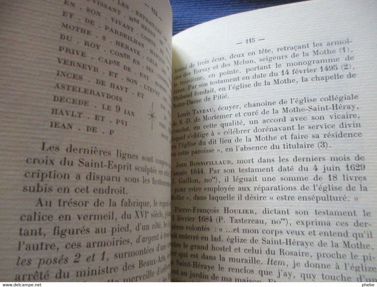 Prouhet / Monographie De La Mothe-Saint-Héray   (79 Deux Sèvres) - Poitou-Charentes