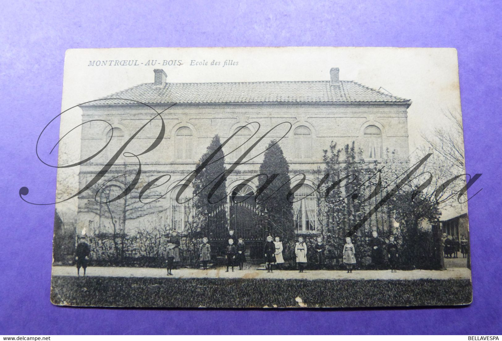 Montrœul-au-Bois Ecole Des Filles 1908 - Frasnes-lez-Anvaing