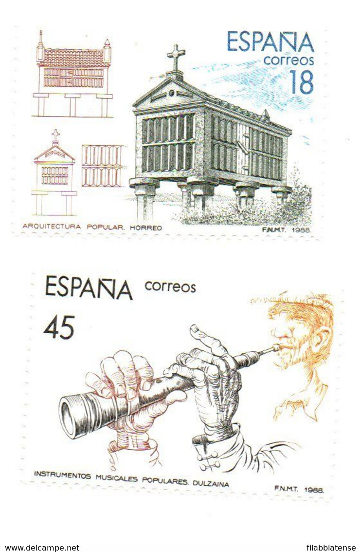 1988 - Spagna 2571/72 Turistica    ---- - Nuevos