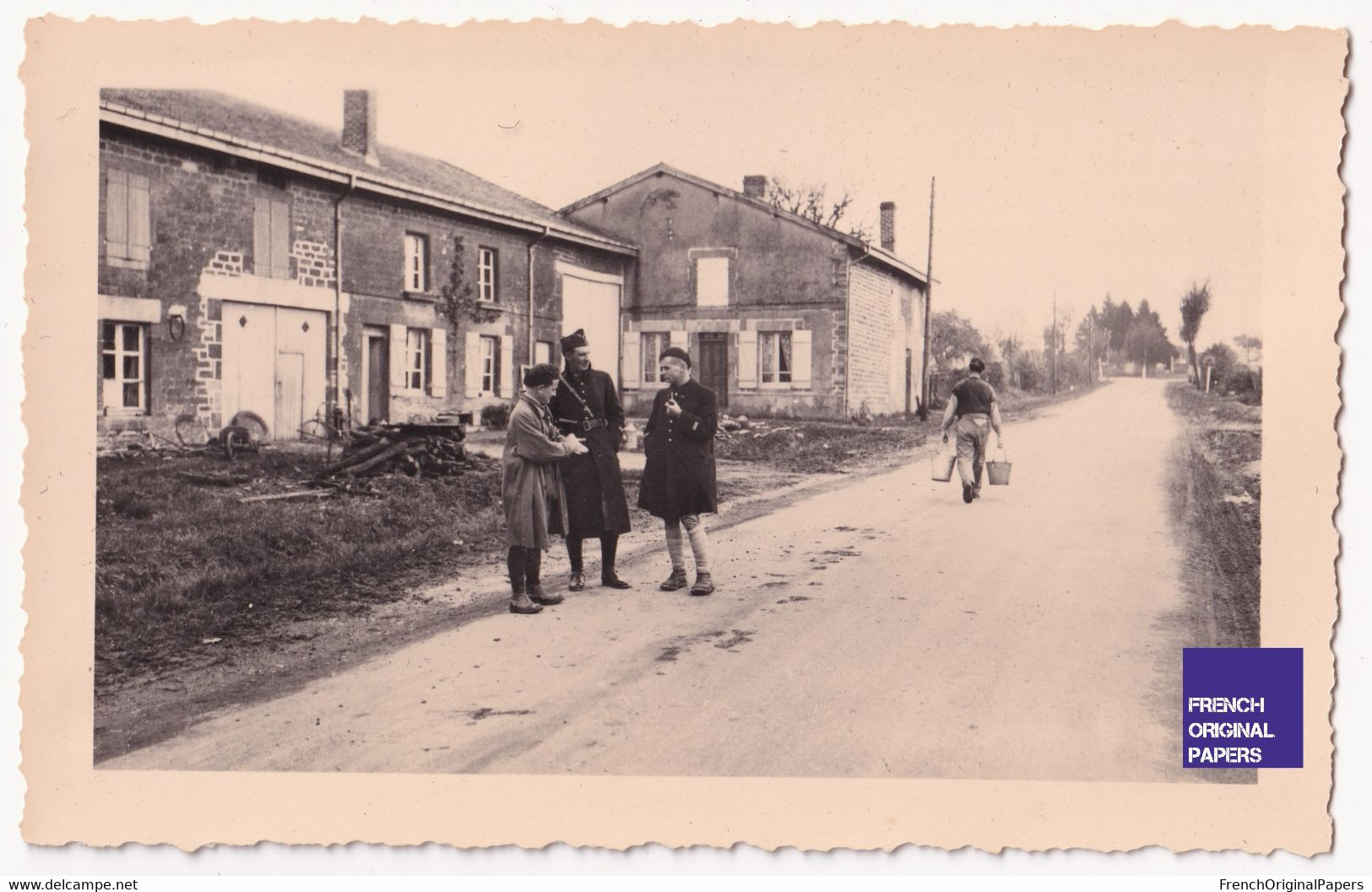 Boult Aux Bois / Ardennes - Photo Hiver 1939/40 11x7cm 49 Armée Militaria Régiment 7 WW2 Saint-Pierre Séchet A86-30 - Lugares