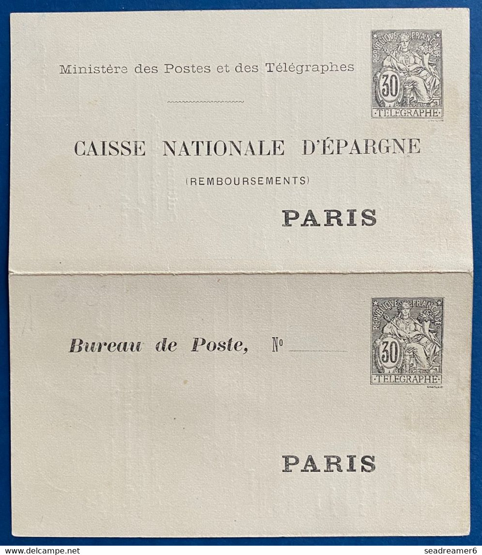 TYPE CHAPLAIN  30c NOIR  PNEUMATIQUE DE LA CAISSE D'EPARGNE  POUR LE REMBOURSEMENT PAR TUBE  NEUVE  TTB - Neumáticos