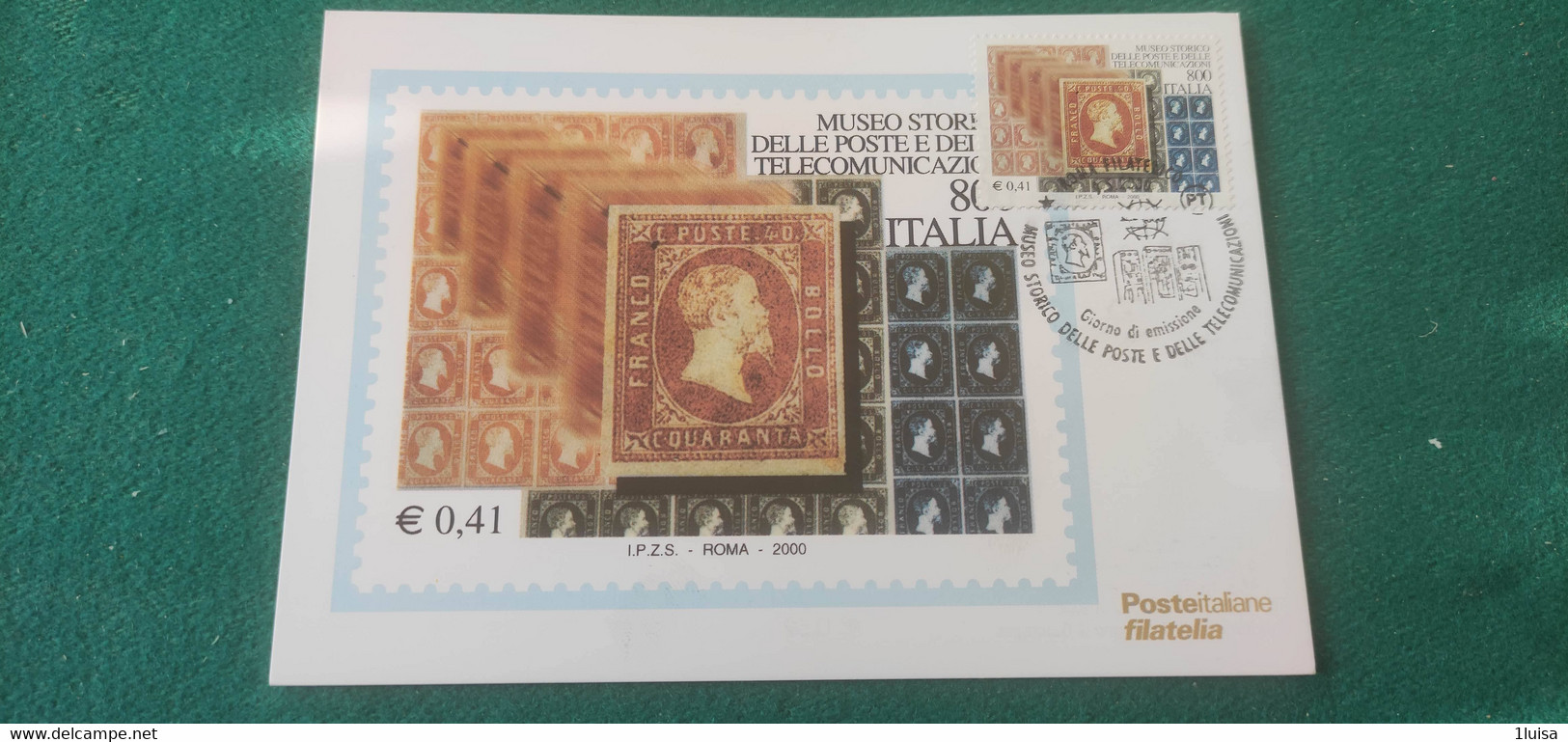 2000 Museo Storico Delle Poste E Telecomunicazioni  Roma - 1991-00: Storia Postale