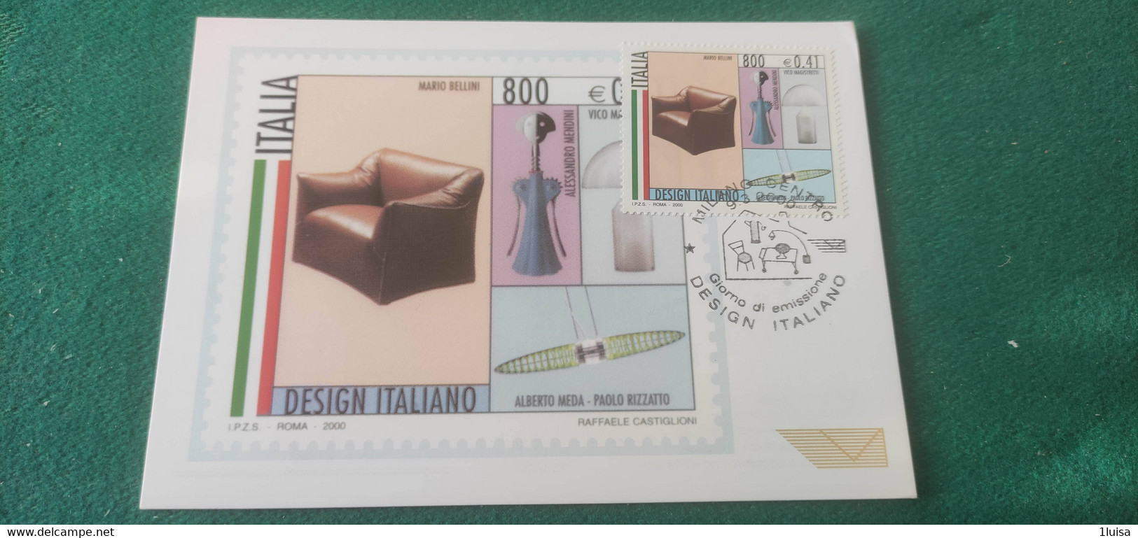 2000 Design Italiano 9/3/2000 Milano - 1991-00: Storia Postale