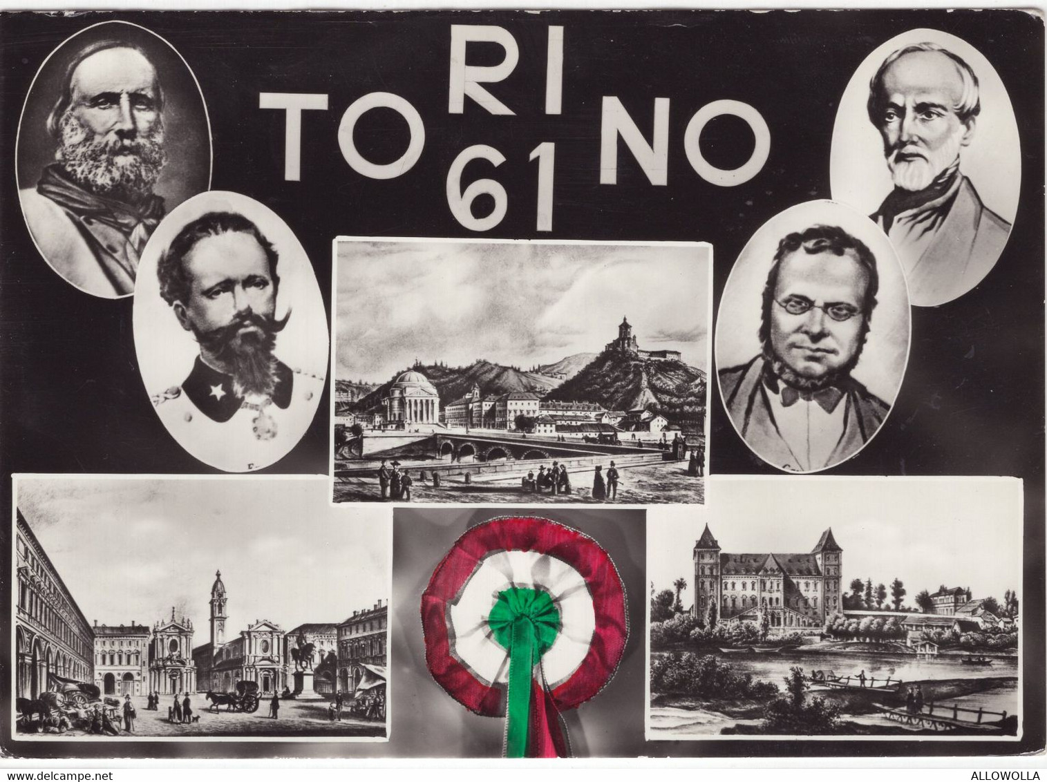 19098 " TORINO 61 "-VERA FOTO-CART. POST. SPED. 1961 - Expositions
