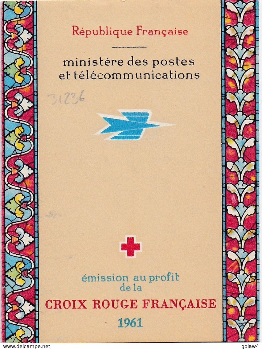 31236# CARNET CROIX ROUGE 1961 ** MISERE DE ROUAULT COTE 42 Euros - Croix Rouge