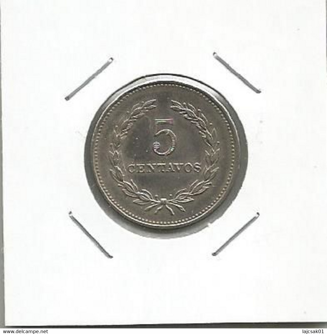 A8 El Salvador 5 Centavos 1975. - Salvador