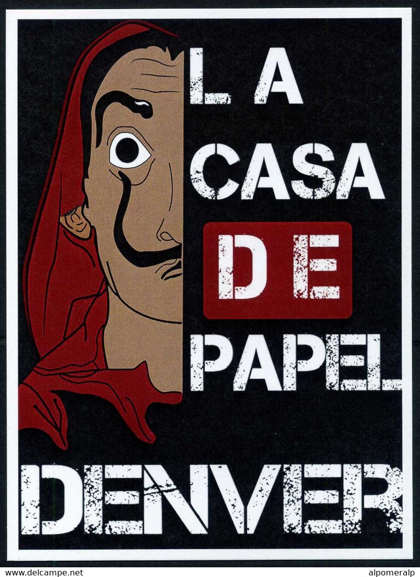 La Casa De Papel - Denver, TV Series Postcard - Séries TV