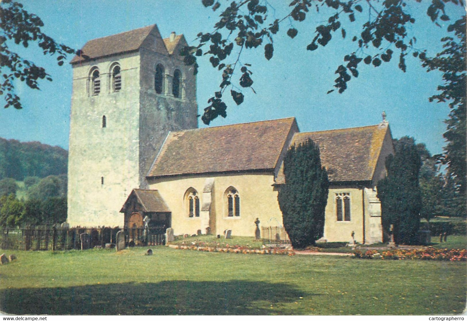 Postcard England Fingest St Bartholomew's Church - Buckinghamshire
