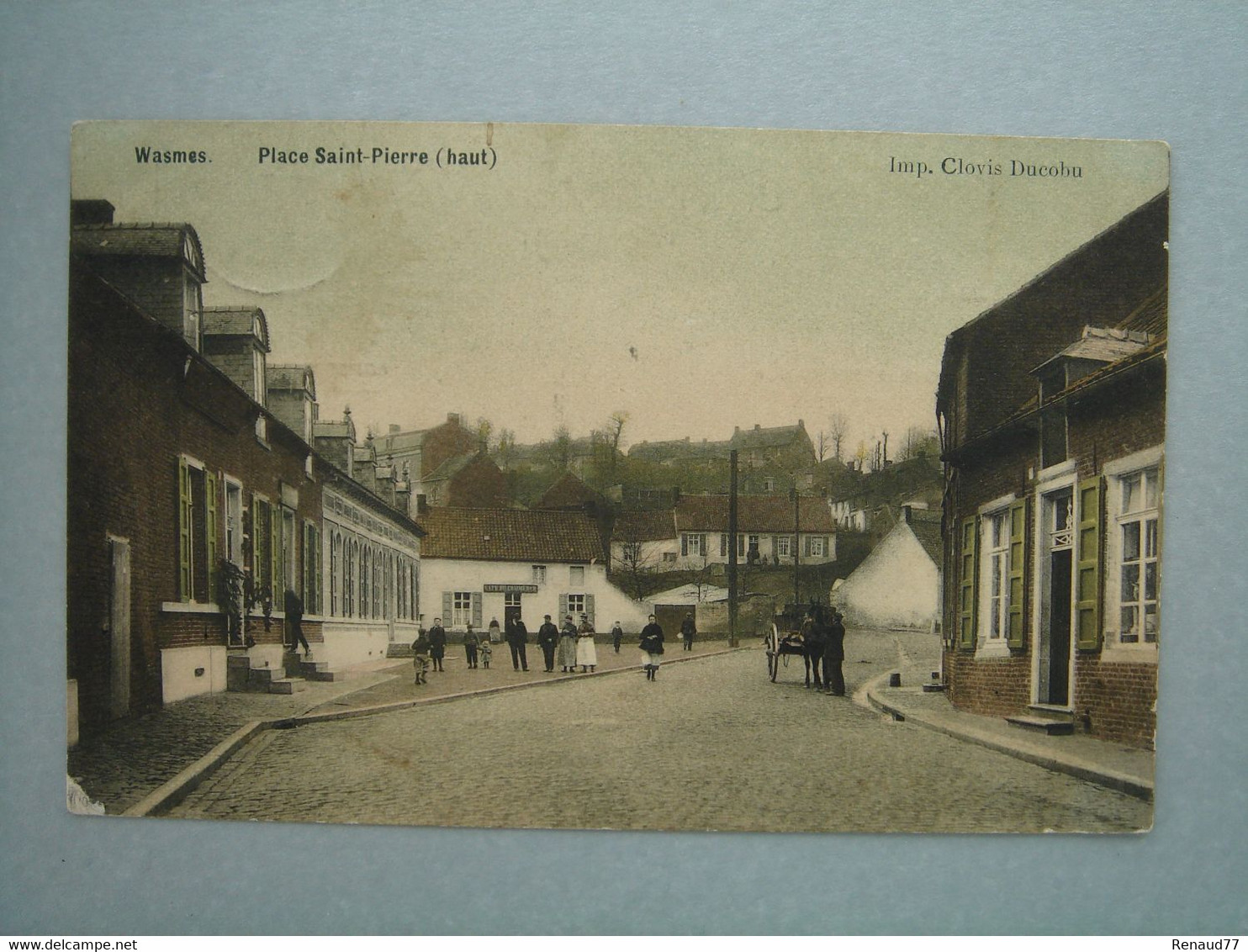 Wasmes - Place Saint Pierre (haut) - Animée - Colfontaine