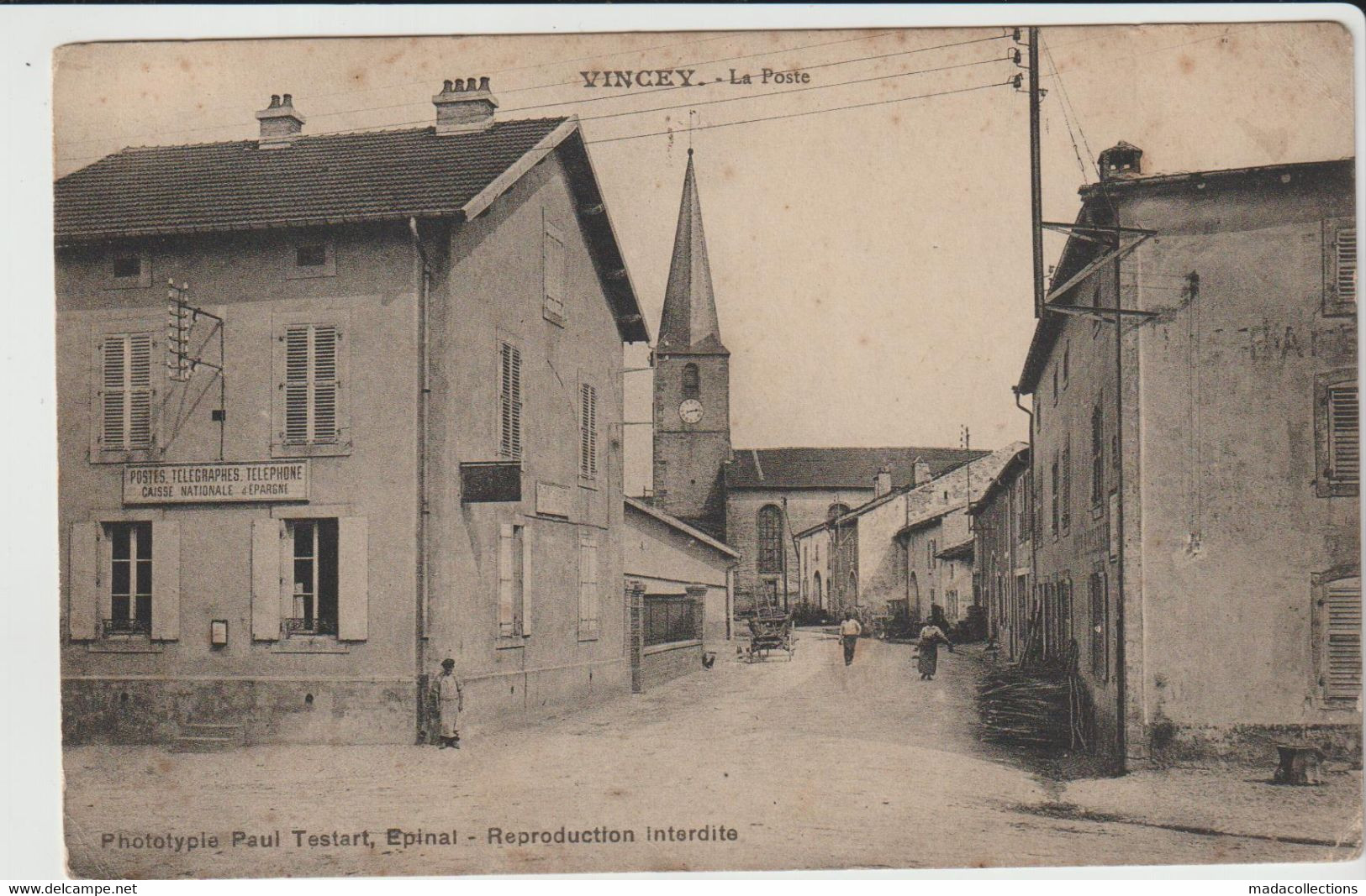 Vincey (88 - Vosges) La Poste - Vincey