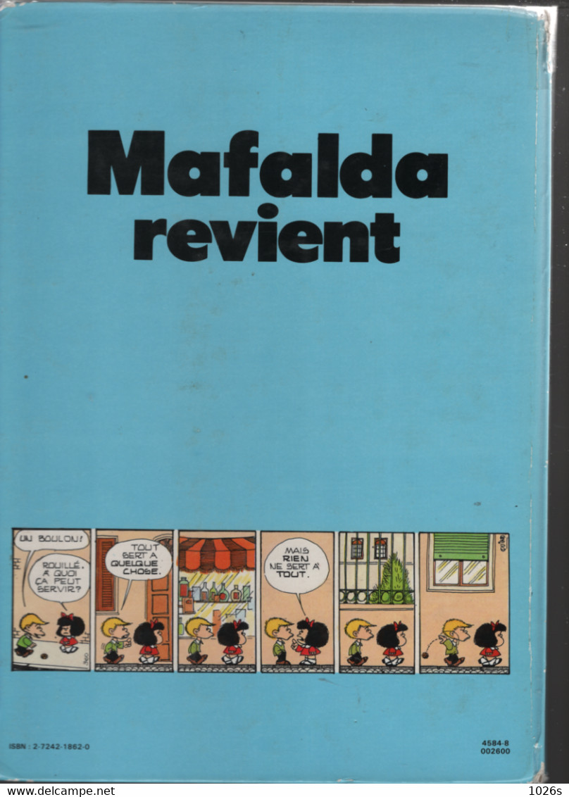 BD MAFALDA - MAFALDA REVIENT - 1981 - Mafalda