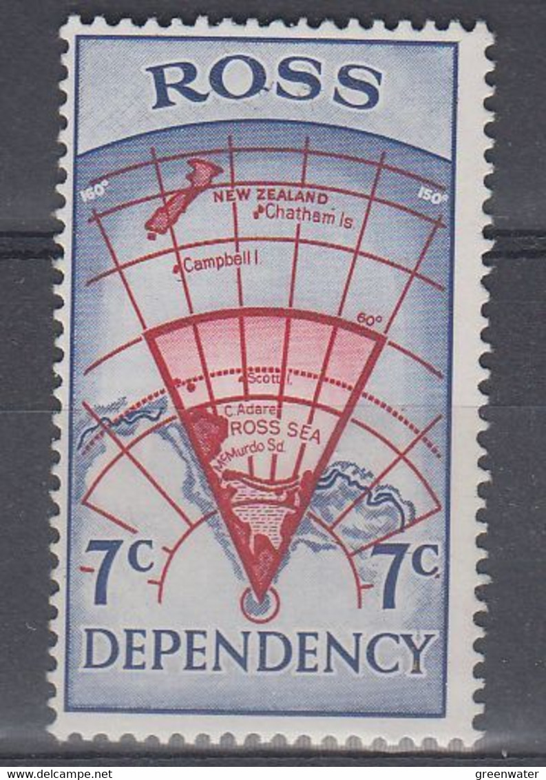 Ross Dependency 1967 7c Value ** Mnh (58321) - Unused Stamps