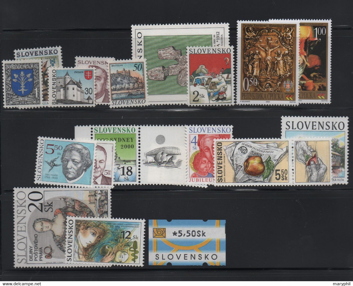 SLOVAQUIE - LOT DE TIMBRES NEUFS - Cote 25.50 € - Collezioni & Lotti