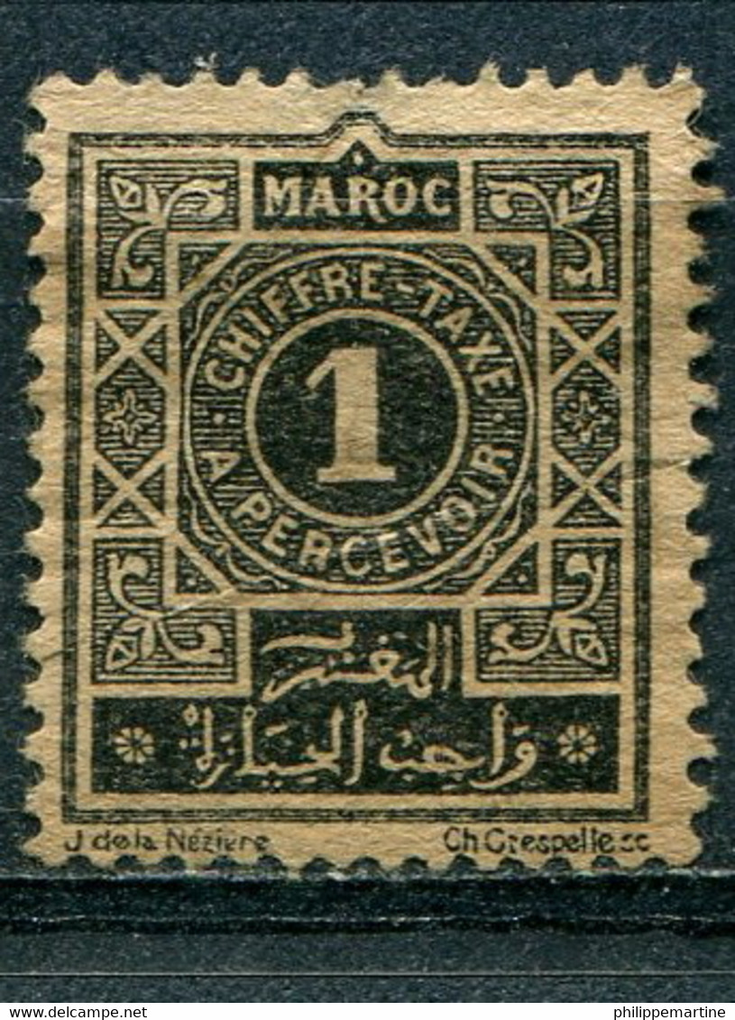 Maroc 1917-1926 - Taxe YT 27 (o) - Portomarken