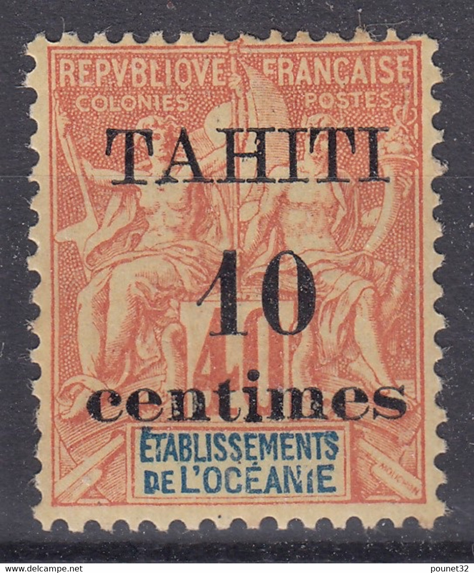 TAHITI : SURCHARGE N° 32 NEUF * GOMME AVEC CHARNIERE - Unused Stamps