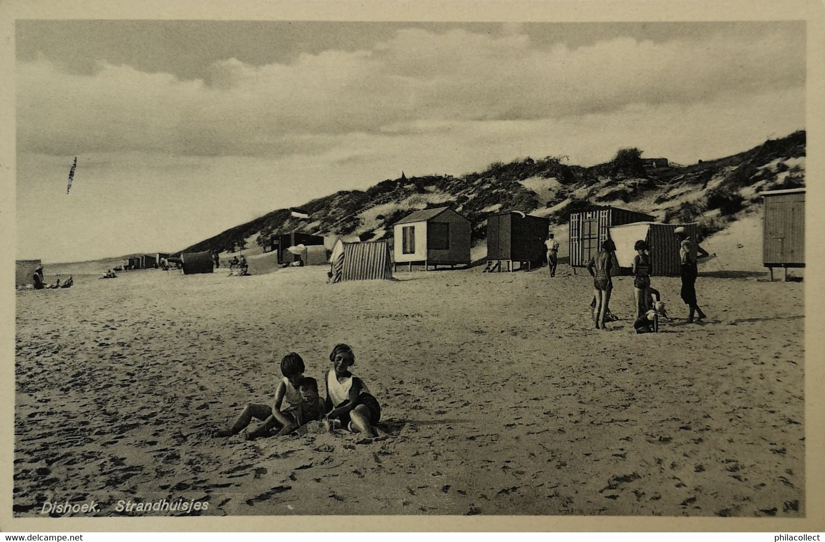 Koudekerke (Zld.) Dishoek - Strandhuisjes 1939 - Andere & Zonder Classificatie