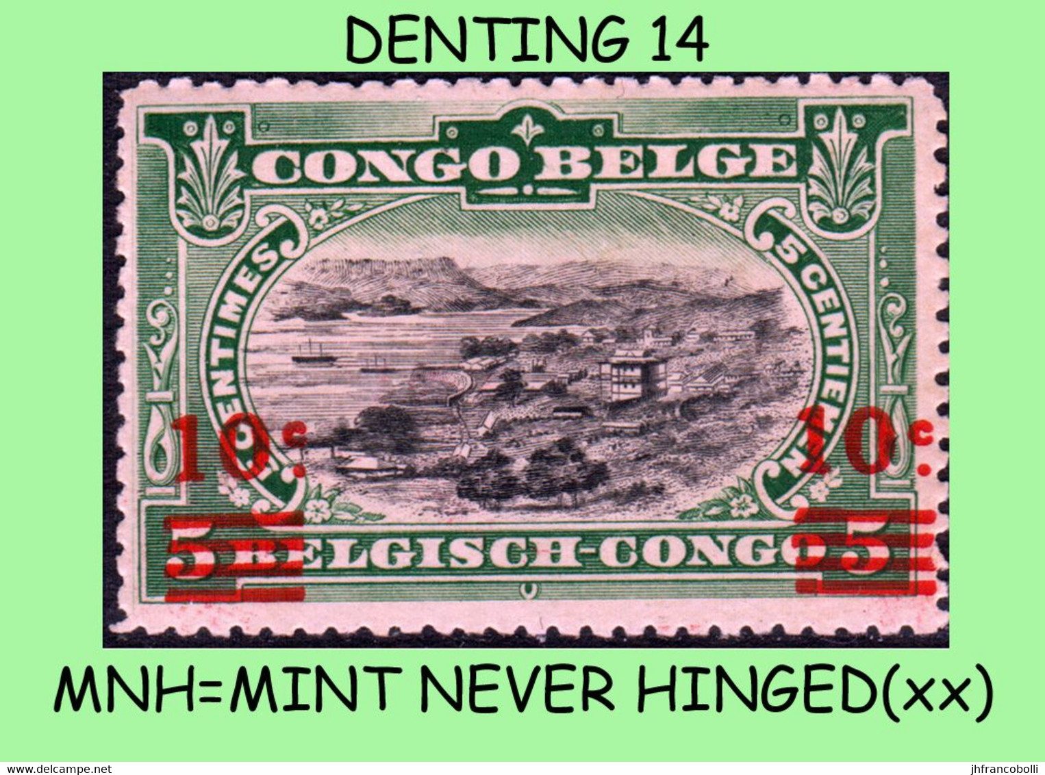 1921 ** BELGIAN CONGO / CONGO BELGE = COB 086 MNH MATADI: BLOC OF -4- STAMPS WITH ORIGINAL GUM - Blocks & Sheetlets