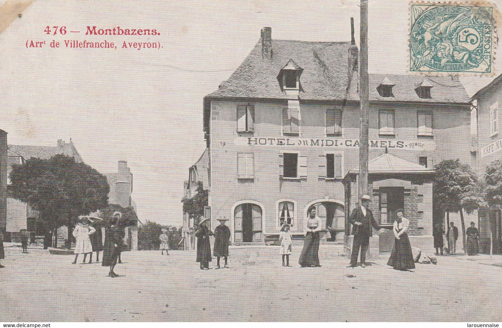 12 - MONTBAZENS - Hôtel Du Midi - Montbazens