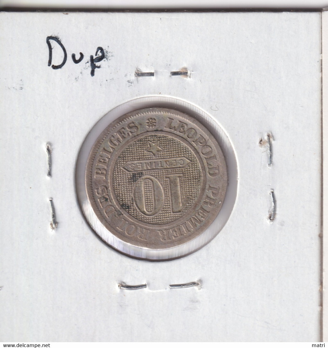 Belgium 10 Centimes 1862 Km#22 - 10 Centimes