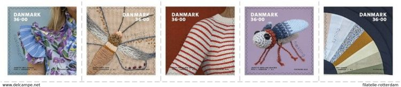 Denemarken / Denmark - Postfris / MNH - Complete Set Needlework 2023 - Neufs