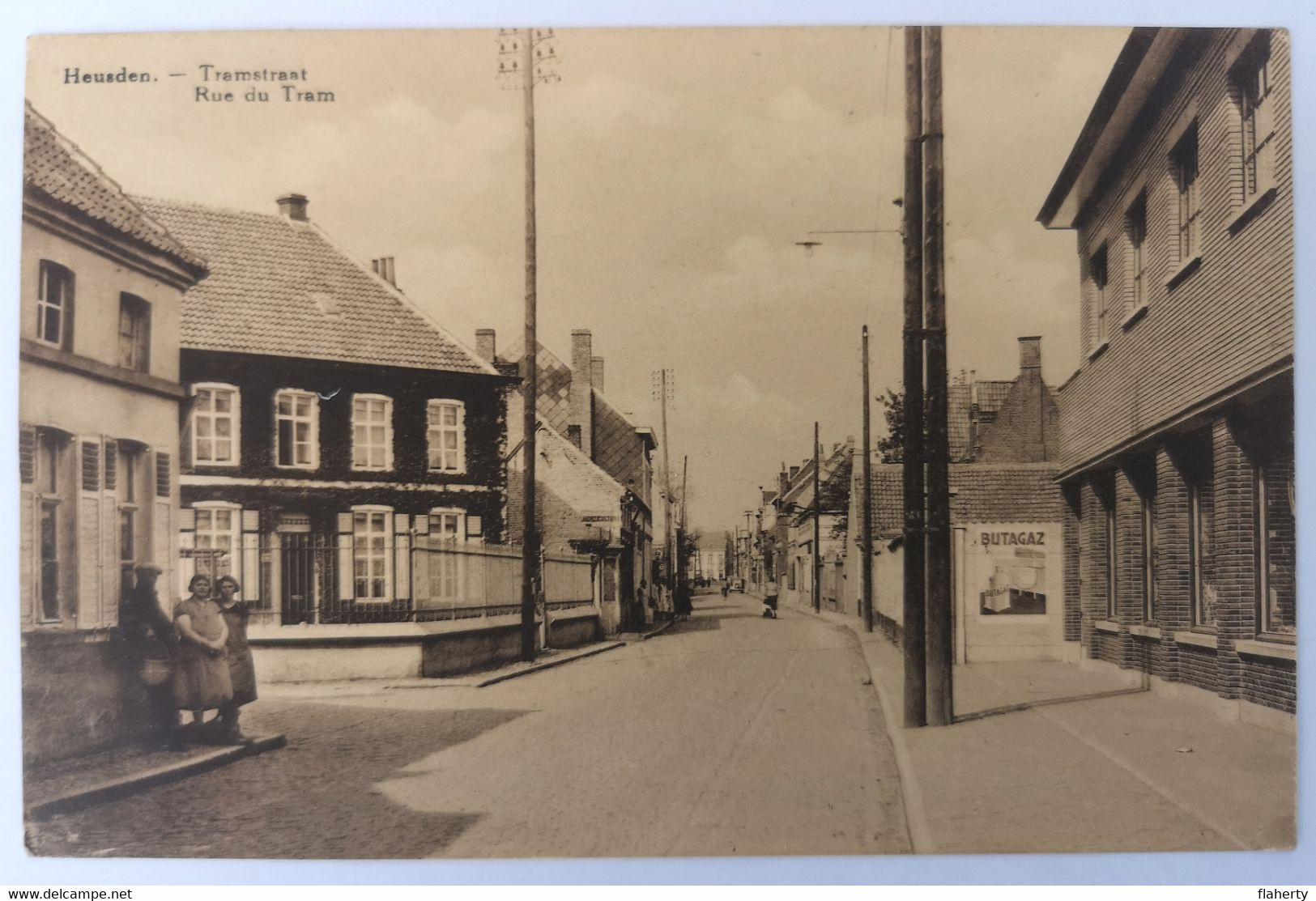 HEUSDEN Destelbergen Tramstraat Rue Du Tram (1) - Edit. Léon Lefroid - Destelbergen