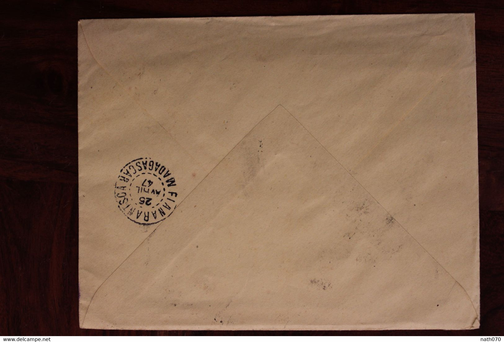 1947 Tuléar Fianarantsoa Madagascar France Cover Mail Bloc De 4 X 30c - Brieven En Documenten