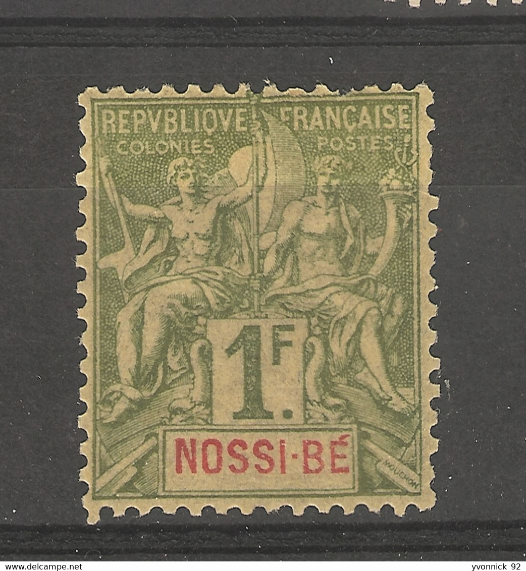 Nossi- Bé_ ( 1894 )-  1F Vert _  N°39 - Otros & Sin Clasificación