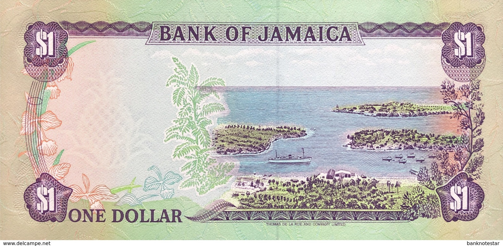 Jamaica 1 Dollar, P-68Ac (1.7.1989) - UNC - Giamaica