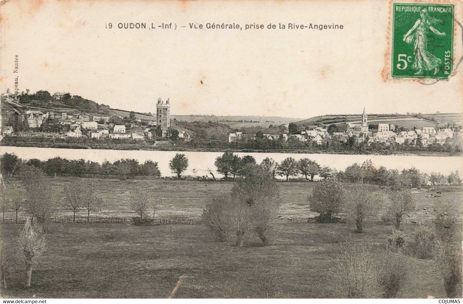 44 - OUDUN - S06919 - Vue Générale - Prise De La Rive Angevine - L1 - Oudon