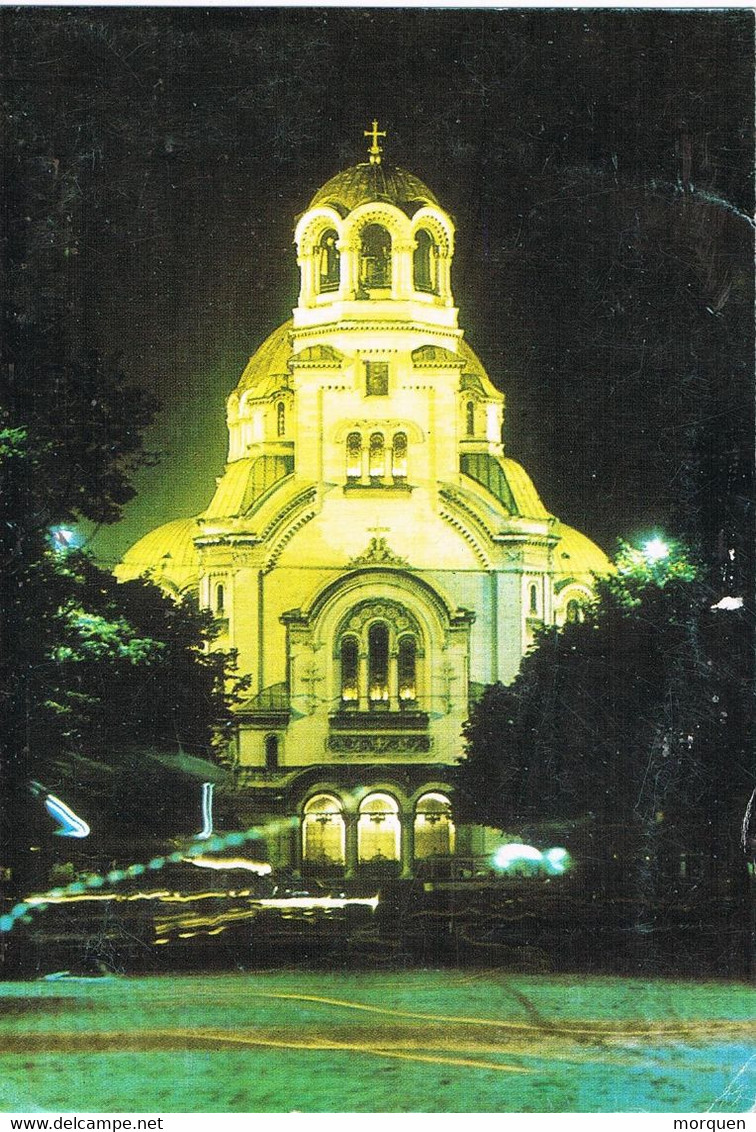 48328. Postal Aerea SOFIA (Bulgaria) 1998. Vista Catedral De Alexander Nebski - Brieven En Documenten