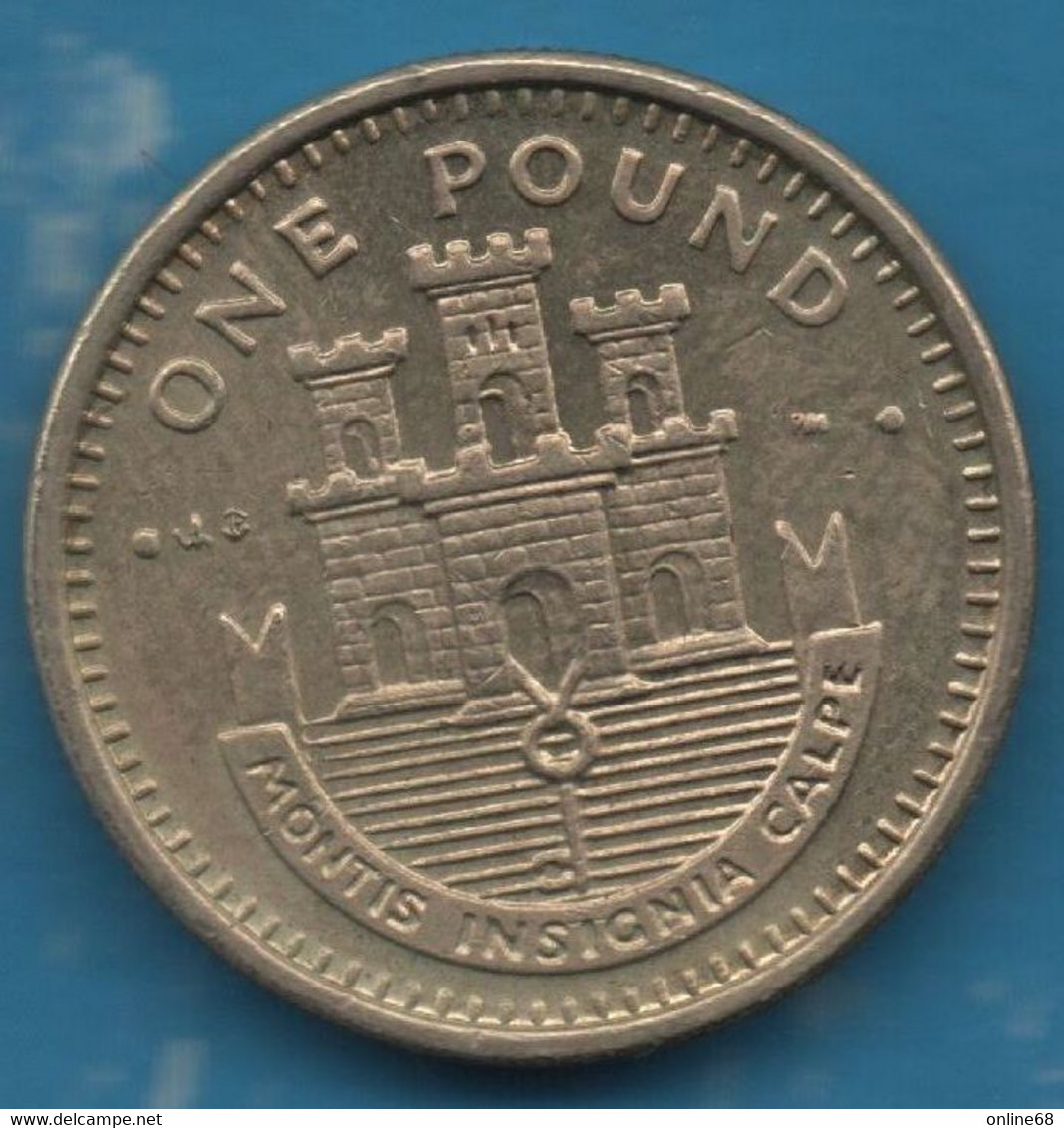 GIBRALTAR 1 POUND 2002 AE KM# 869 Elizabeth II - Gibraltar