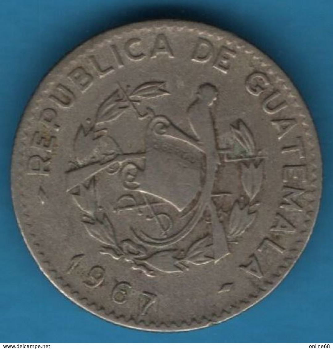 GUATEMALA 5 CENTAVOS 1967 KM# 266 - Guatemala