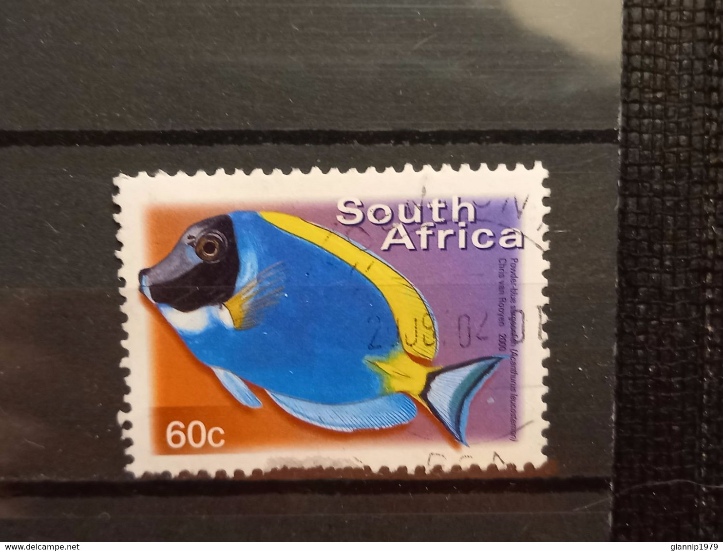 FRANCOBOLLI STAMPS SUD AFRICA SOUTH SUID 2000 USED SERIE PESCI FISH OBLITERE' - Gebraucht