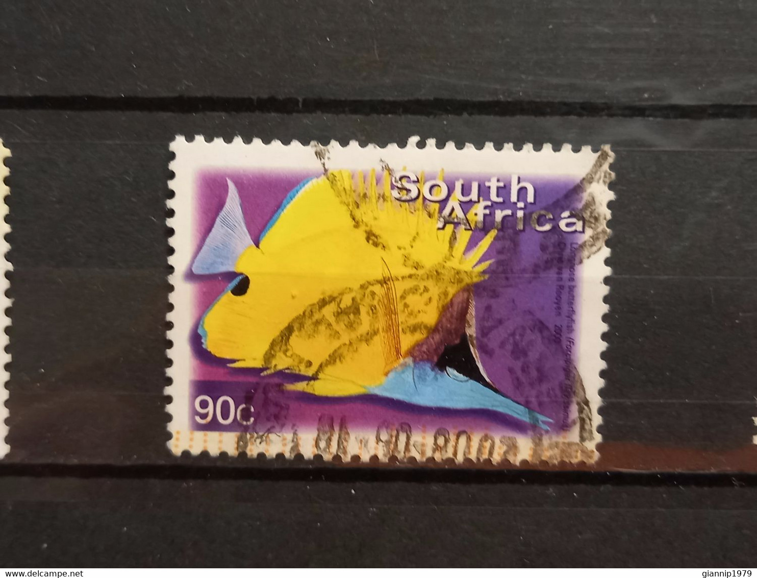 FRANCOBOLLI STAMPS SUD AFRICA SOUTH SUID 2000 USED SERIE PESCI FISH OBLITERE' - Usados