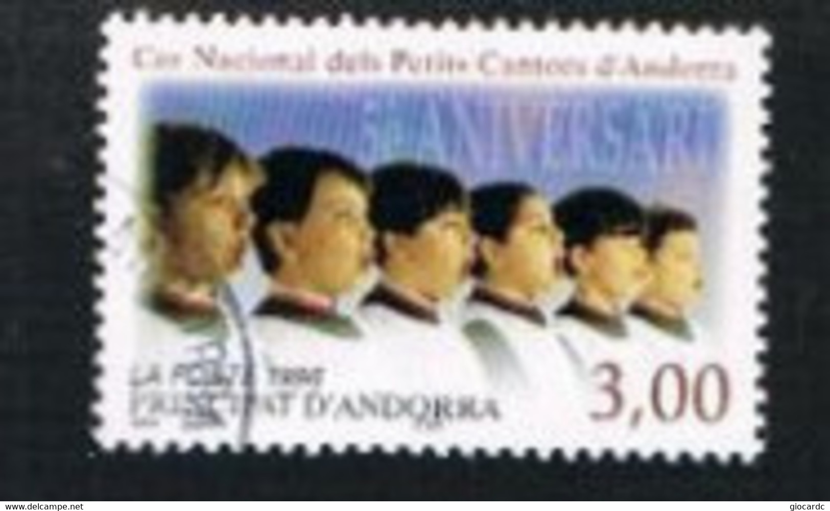 ANDORRA FRANCESE (FRENCH ANDORRA)  -  SG F518 - 1996  NATIONAL CHOIR: YOUTH  -     USED - Gebraucht