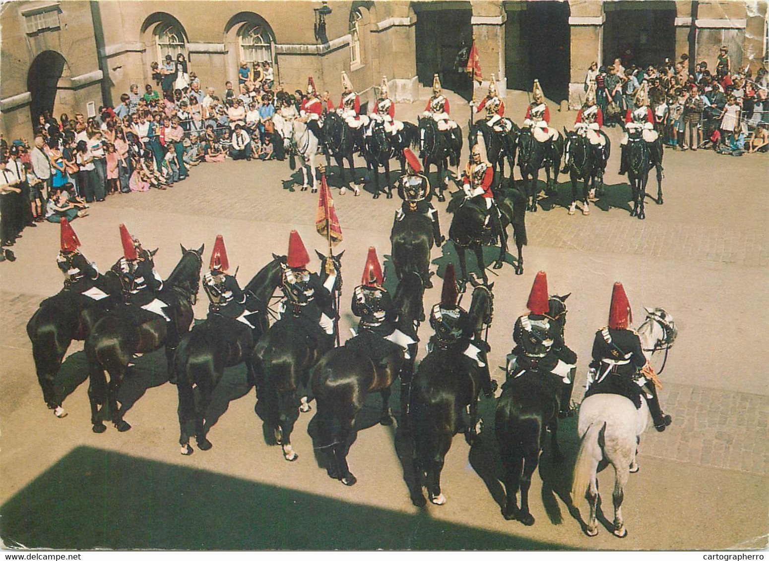 Postcard United Kingdom > England > London > Whitehall Life Guards Uniform Cavalry 1990 - Whitehall