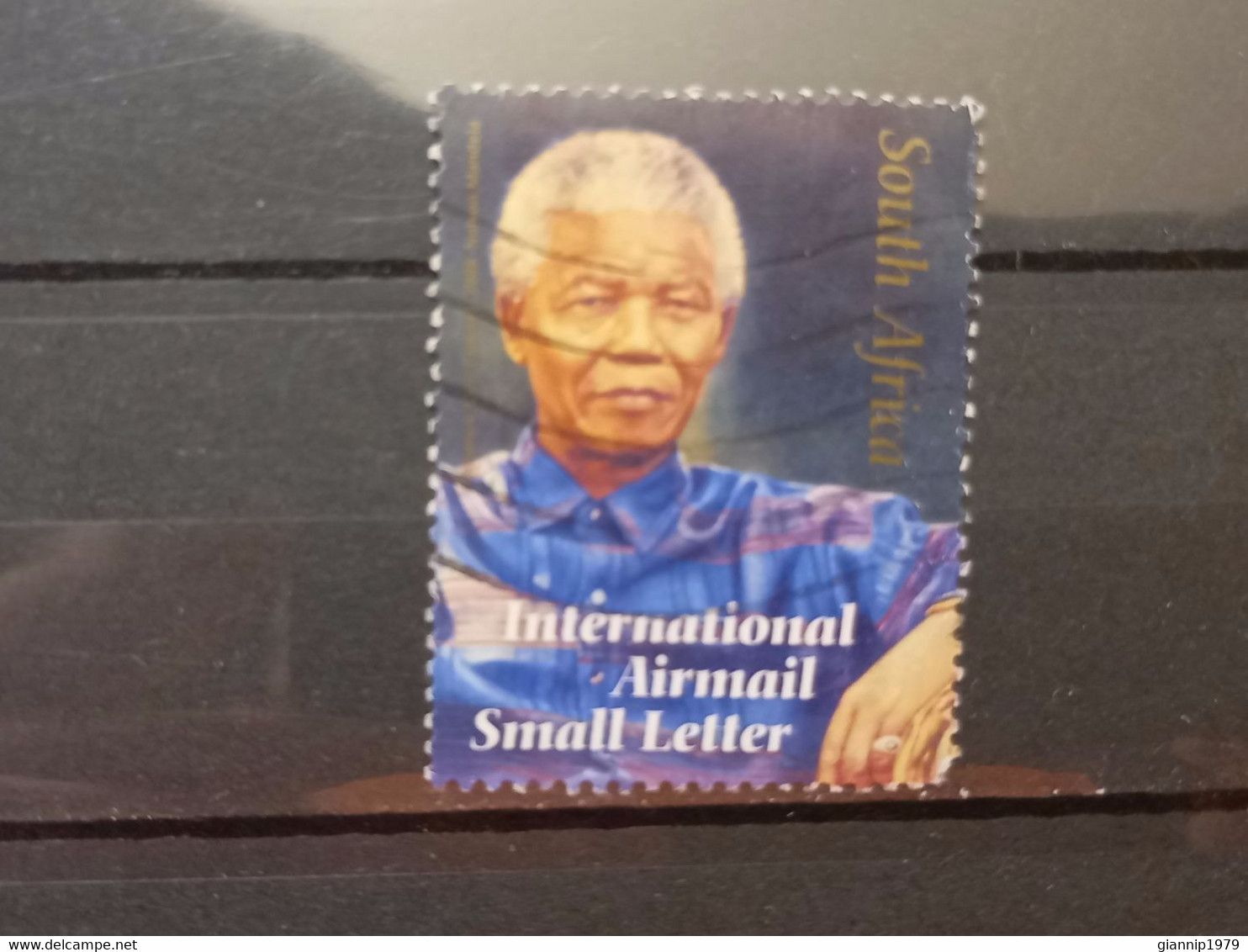 FRANCOBOLLI STAMPS SUD AFRICA SOUTH SUID 2008 USED 90 ANNI ANNIVERSARY NELSON MANDELA OBLITERE' - Gebruikt