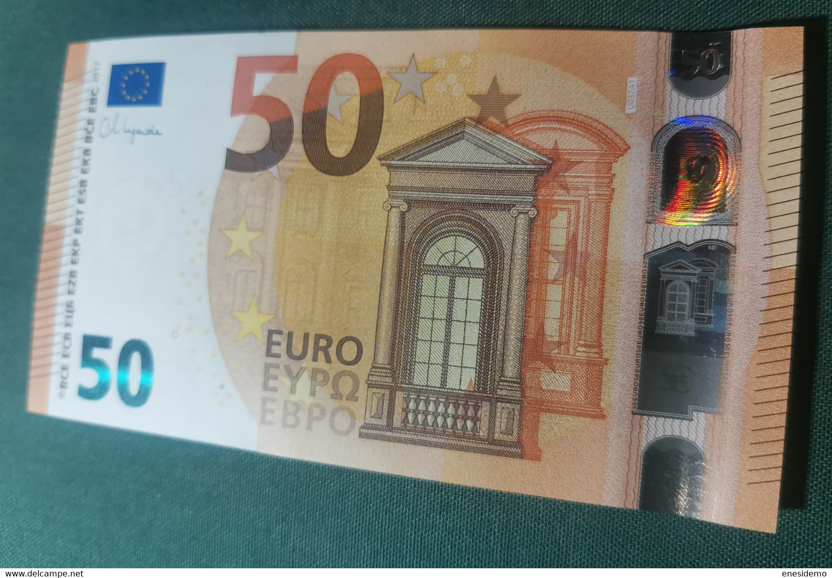 50 EURO FRANCE 2017 LAGARDE U037A1 UA SC FDS UNCIRCULATED PERFECT