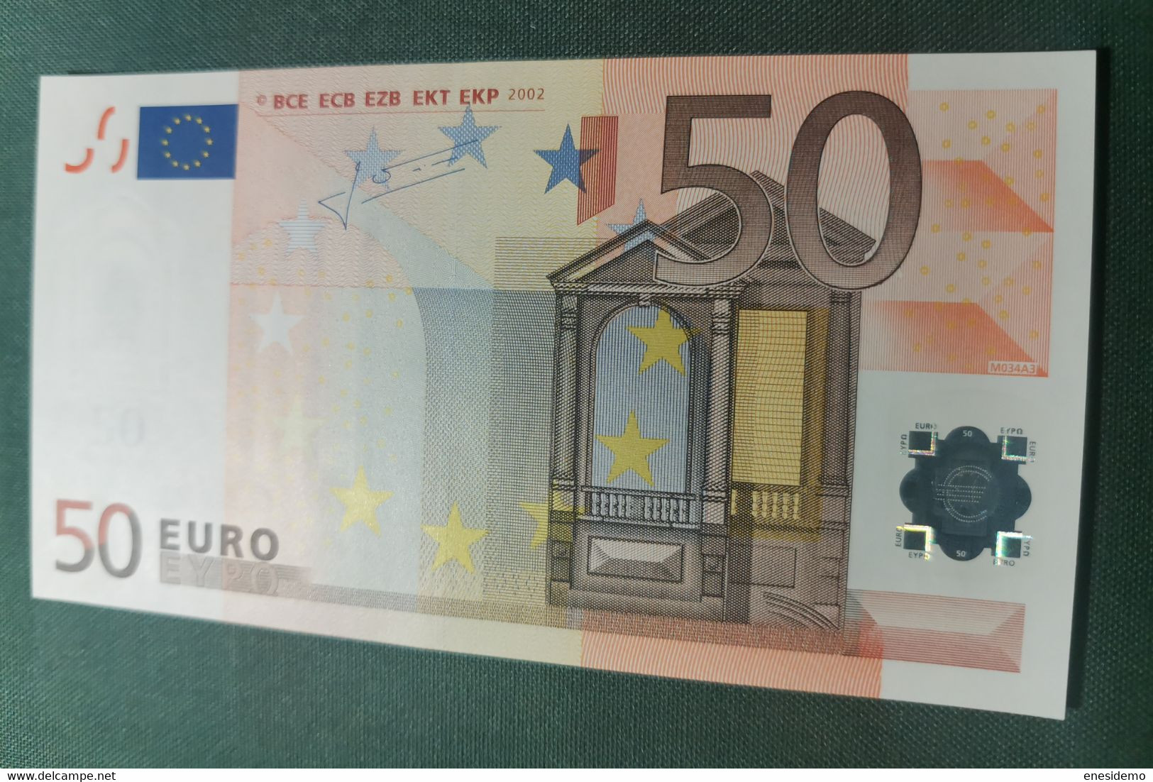 50 EURO SPAIN 2002 TRICHET M034A3 V SC FDS UNC. PERFECT - 50 Euro