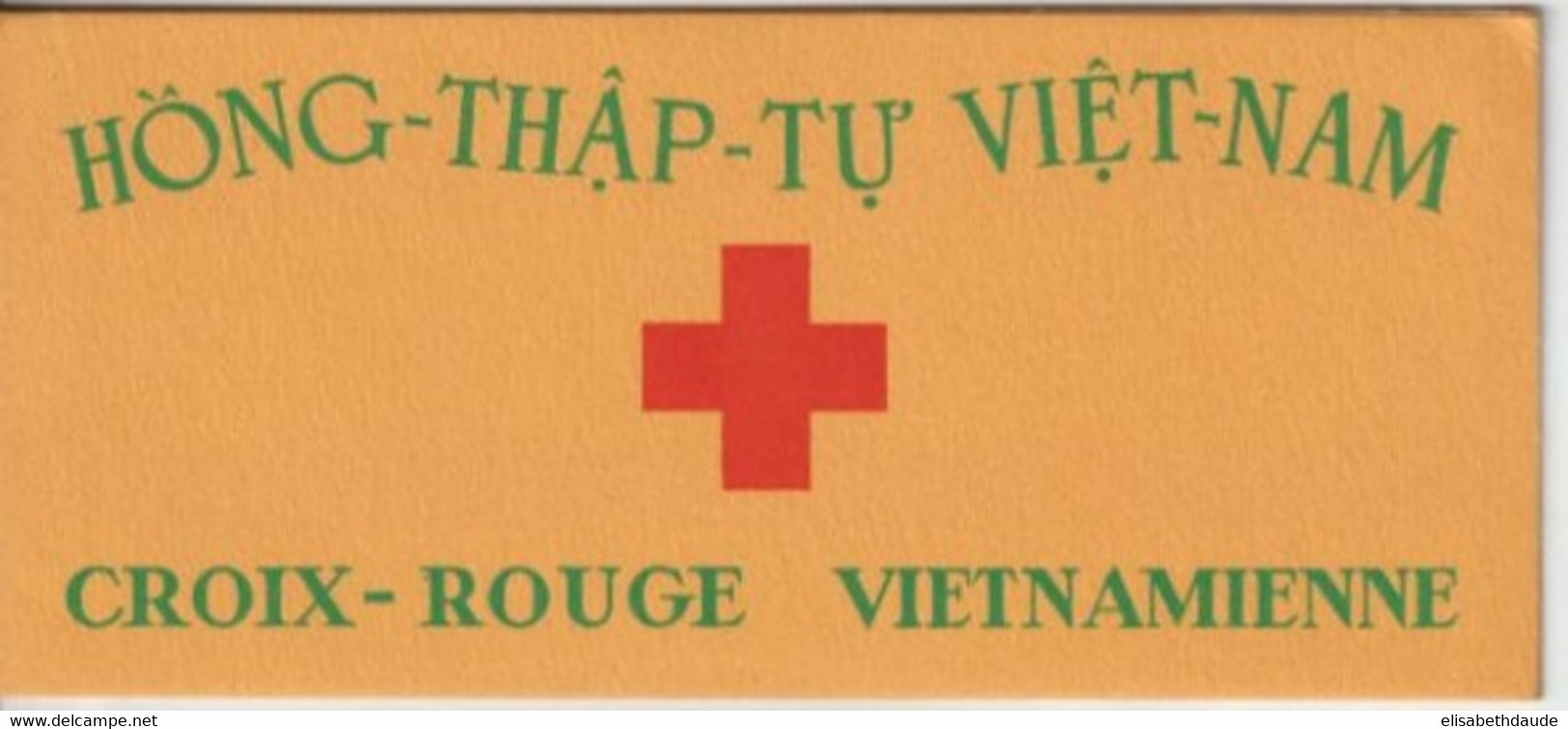 1952 - VIETNAM - CARNET RARE De 20 TIMBRES CROIX-ROUGE (YVERT N° C17) ** MNH - COTE = 160 EUR - Vietnam