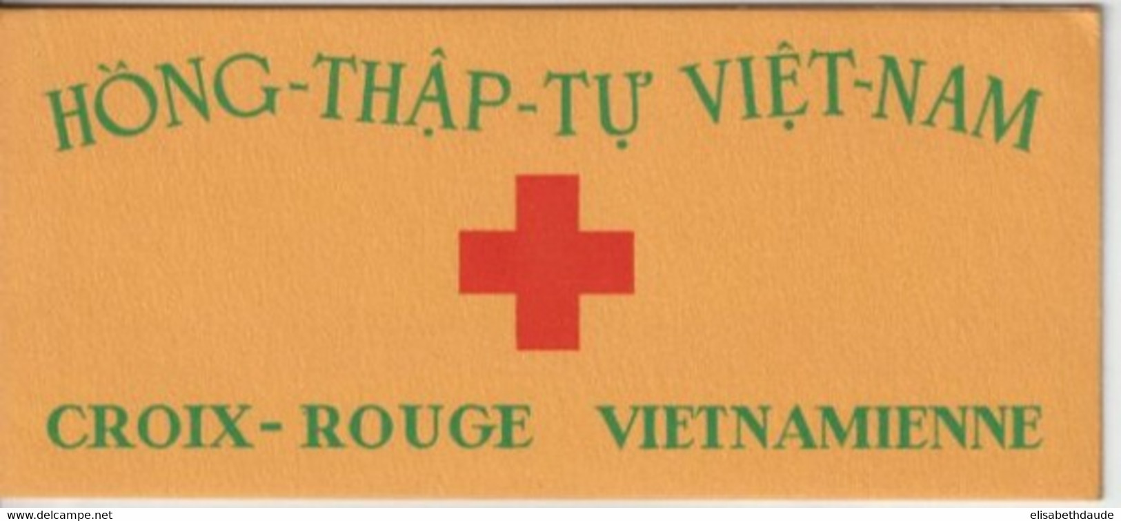 1952 - VIETNAM - CARNET RARE De 20 TIMBRES CROIX-ROUGE (YVERT N° C17) ** MNH - COTE = 160 EUR - Viêt-Nam