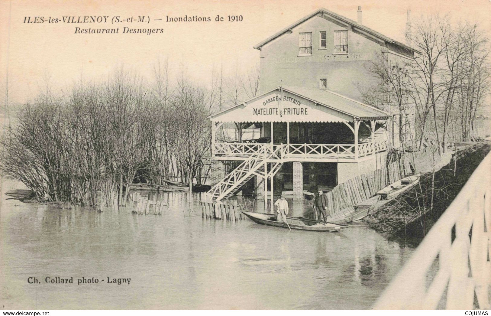 77 - VILLENOY - S06975 - Iles - Inondations De 1910 - Restaurant Desnoyers - L1 - Villenoy