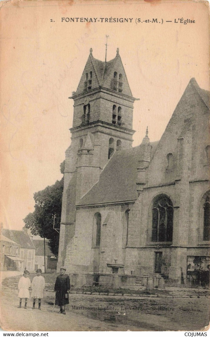 77 - FONTENAY TRESIGNY - S06980 - L'Eglise - En L'état - L1 - Fontenay Tresigny