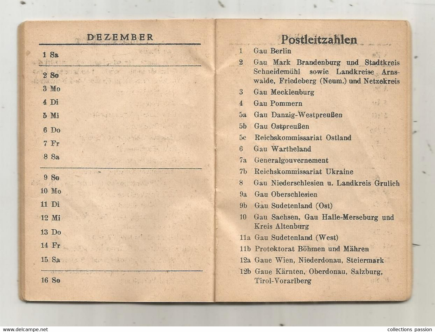 Calendrier , Agenda Merck Buch 1945 , KALENDER FÜR DAS JAHR 1945,  6 Scans , Petit Format,  Frais Fr 2.00 E - Kleinformat : 1941-60