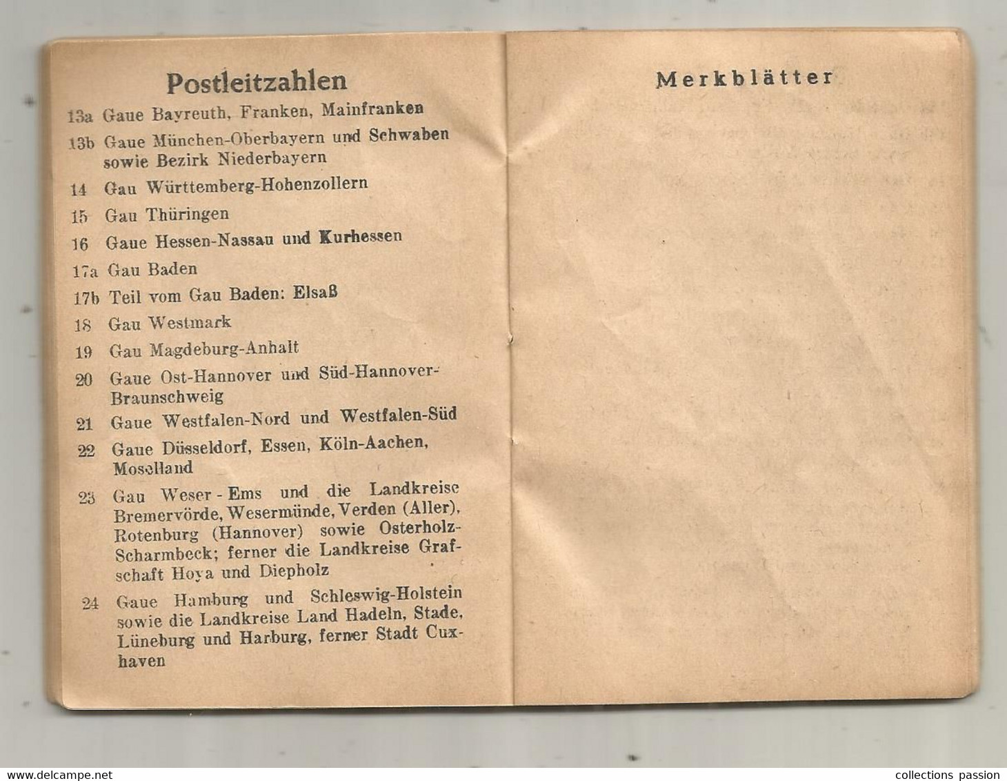 Calendrier , Agenda Merck Buch 1945 , KALENDER FÜR DAS JAHR 1945,  6 Scans , Petit Format,  Frais Fr 2.00 E - Tamaño Pequeño : 1941-60