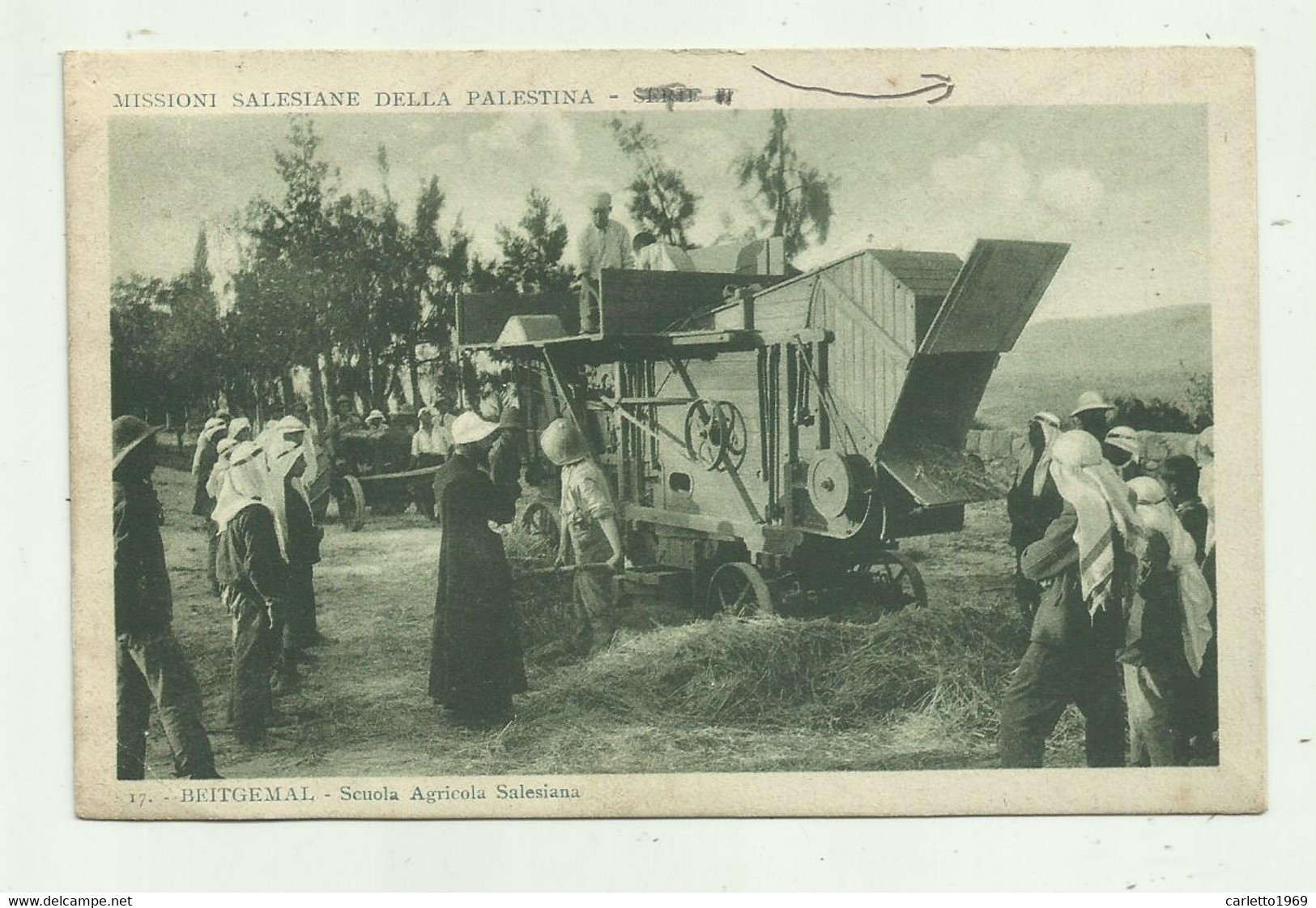 BEITGEMAL - SCUOLA AGRICOLA SALESIANA 1928 VIAGGIATA  FP - Palestina