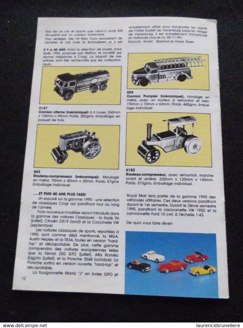 PETIT CATALOGUE CORGI COLLECTOR 1989 - Collections